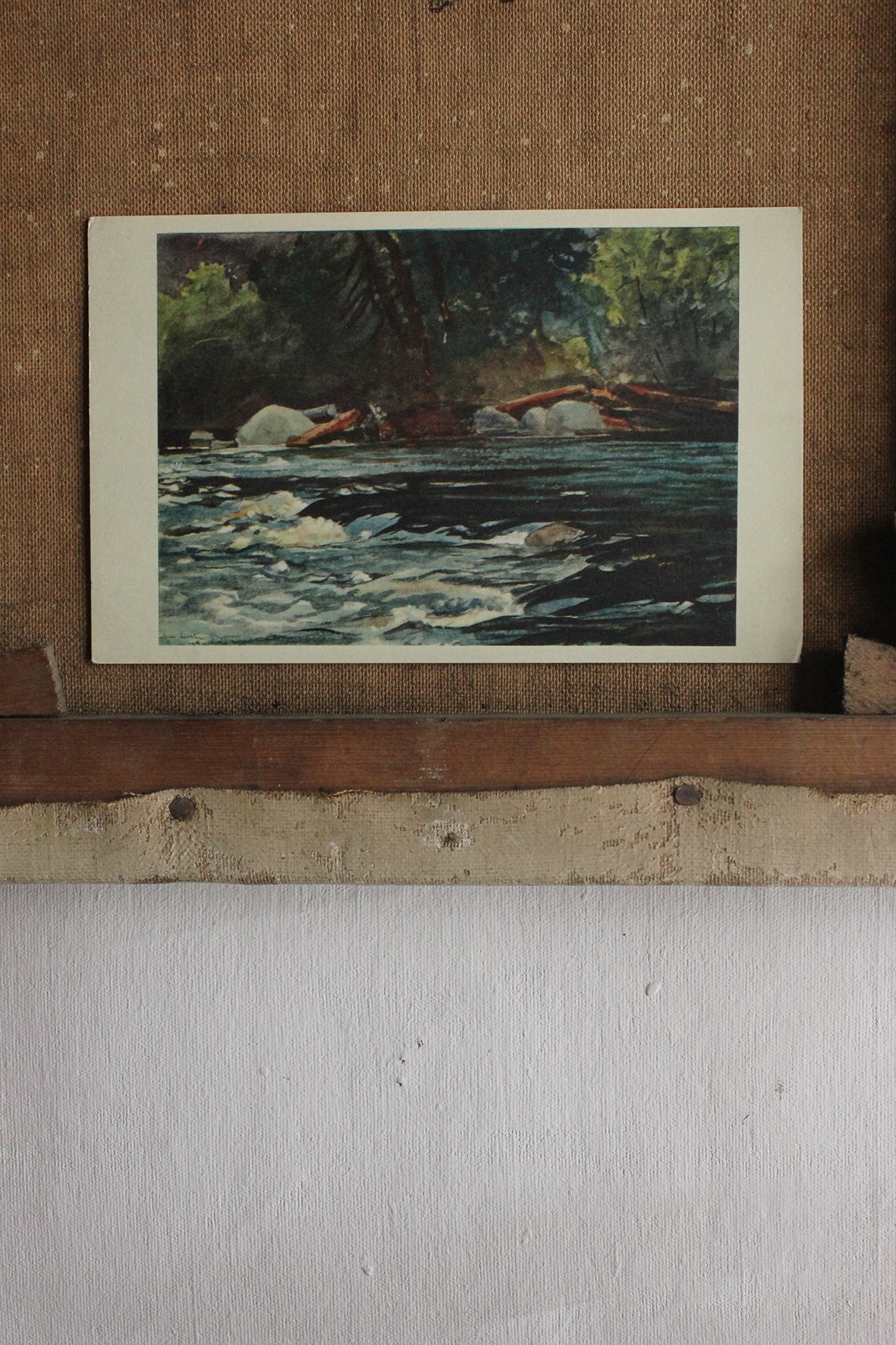 Old Postcard - The Rivers Edge