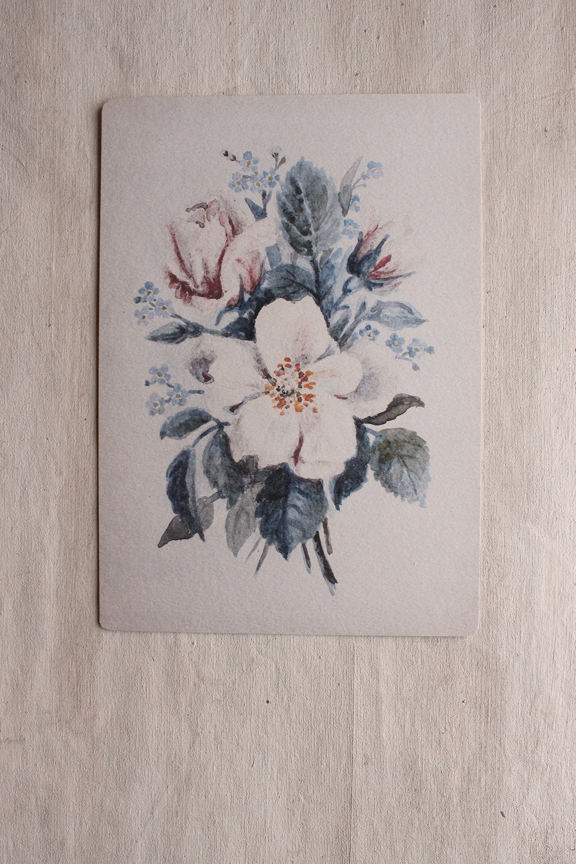 'STILL LIFE' CARD - Rose Corsage