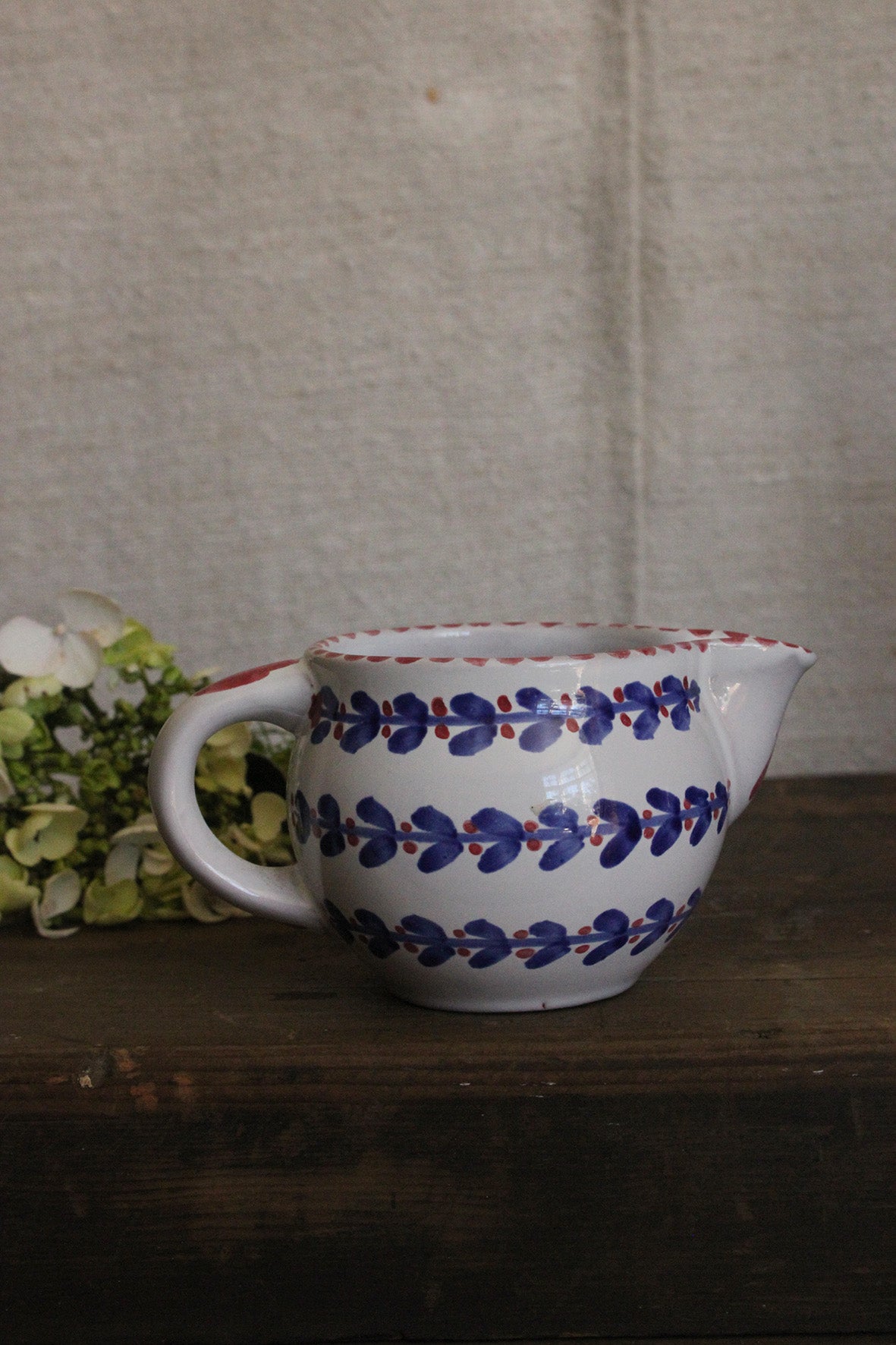 Hand Painted Studio Pottery Jug