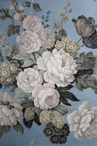 "York" - Vintage Fothergay Floral Linen Union Panel