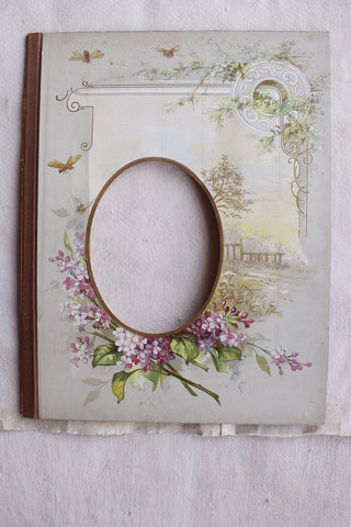 Victorian Floral Mount - Lilac
