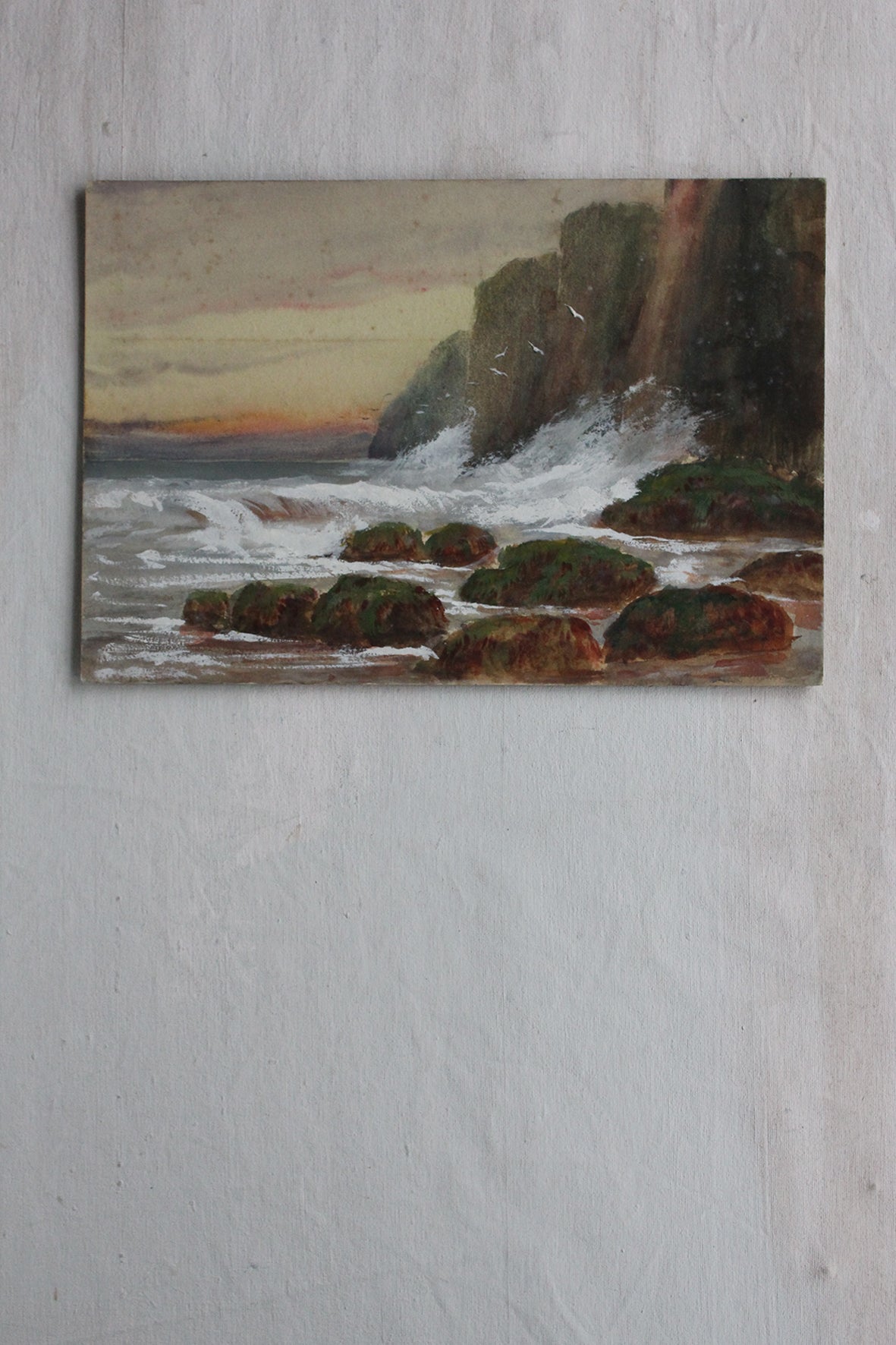 Old Painting - The Waking Sea