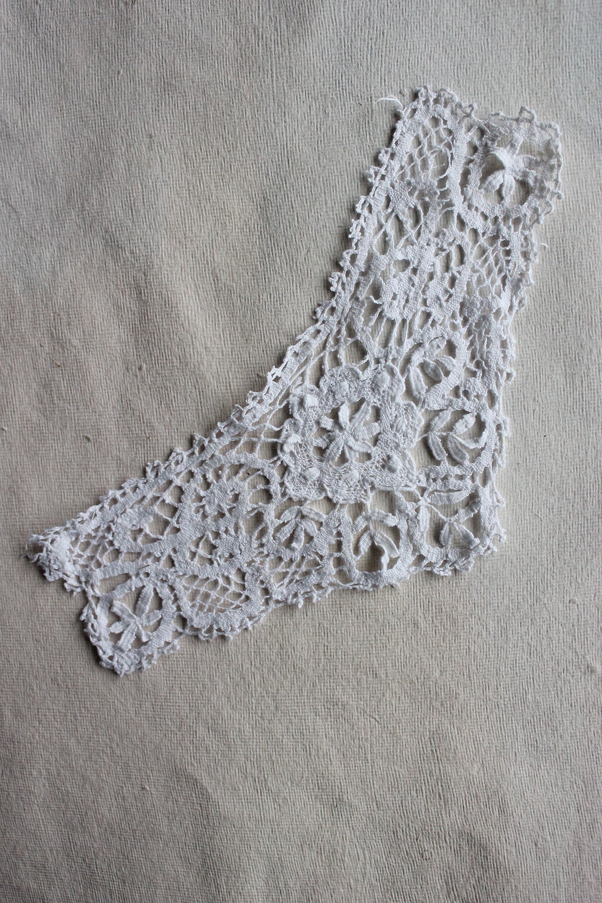 Fine White Linen Hand Made Dress Insert