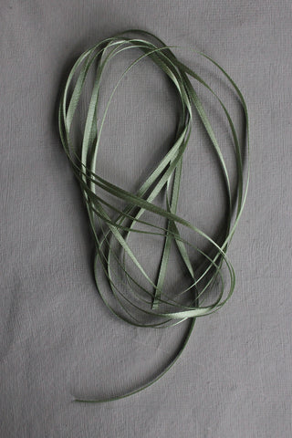 Double Satin Vintage Ribbon - Thyme