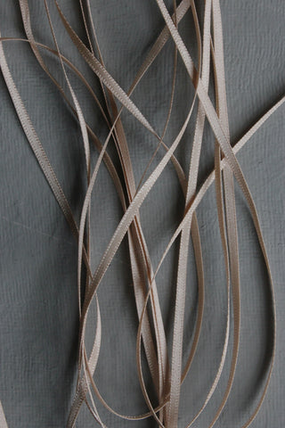 Double Satin Vintage Ribbon - Latte Creme