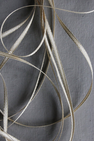 Double Satin Vintage Ribbon - Buttermilk Gold
