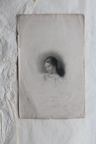 Old Georgian Engraving - Ada