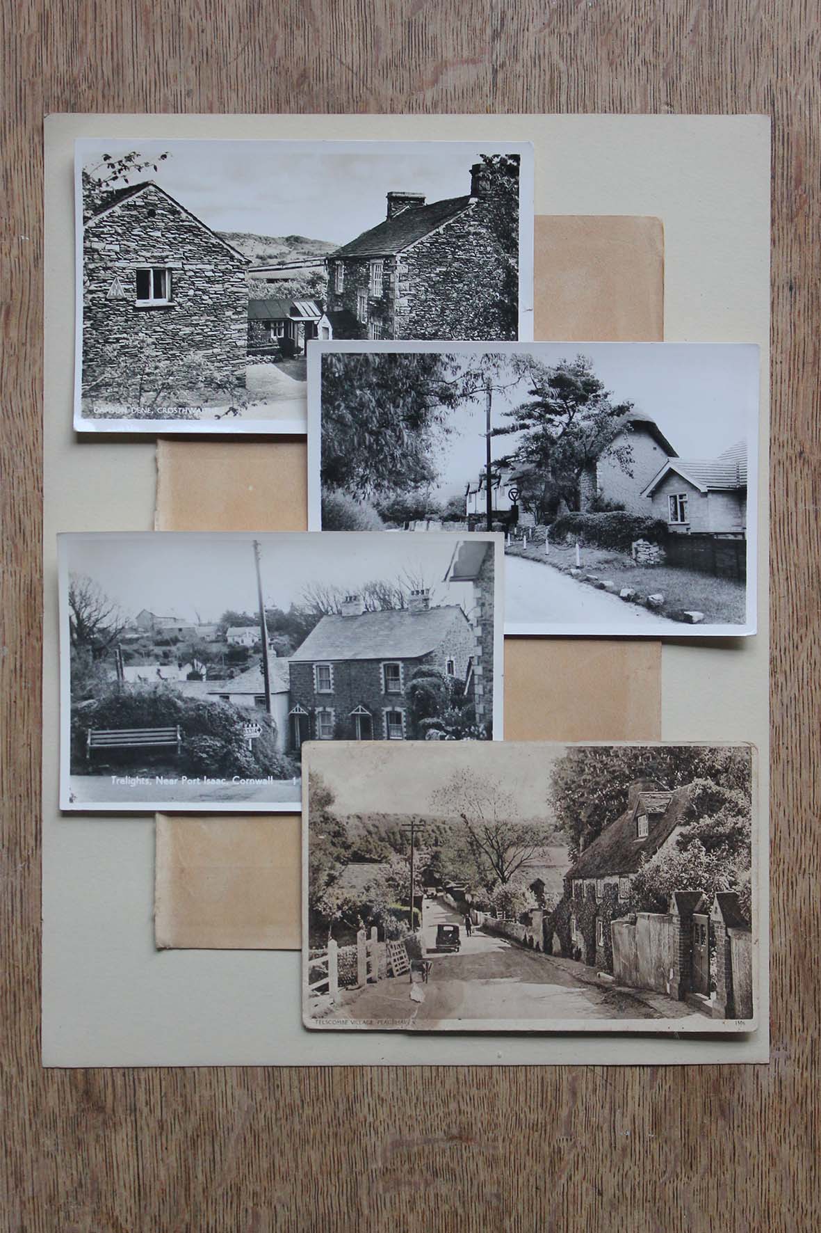 Old Collection of Postcards - Rural Cottages (two)