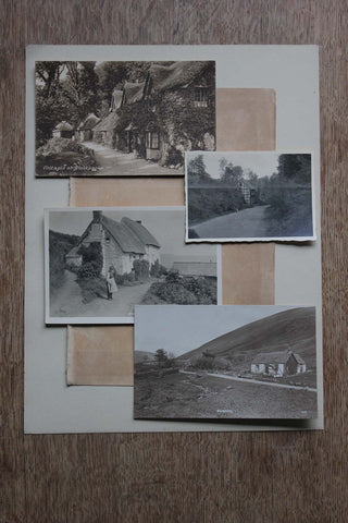 Old Collection of Photographs/Postcards - Rural Cottages