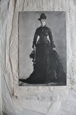 Old Print - Edouard Manet - The Parisienne (Madame Hélene Andrée)