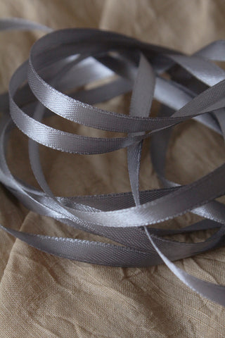 Double Satin Vintage Ribbon - Aluminium