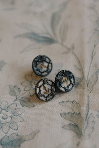 Collection of Antique Detailed Anchor Buttons