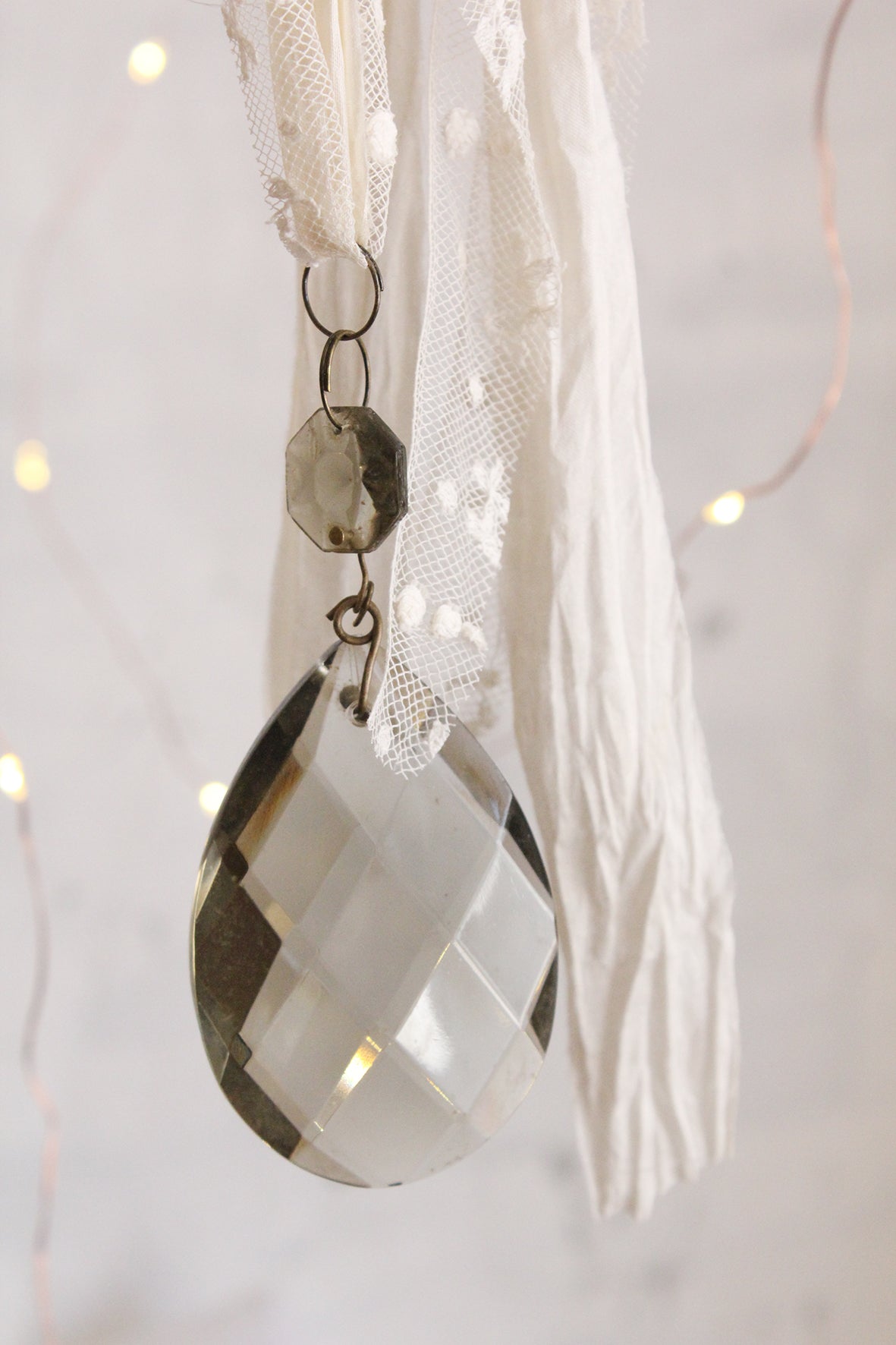Faceted chandelier discount