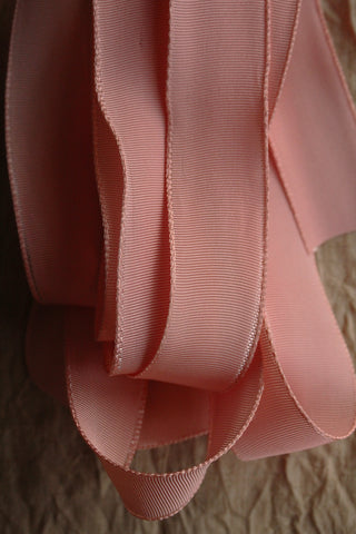 Vintage Milliner's Ribbon - Antoinette Blush