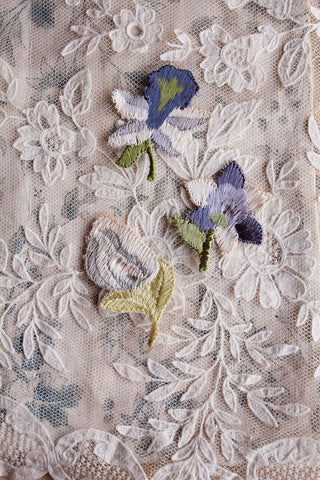 Victorian Embroidered Silk Appliques - Collection 16
