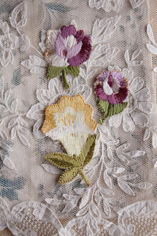 Victorian Embroidered Silk Appliques - Collection 18