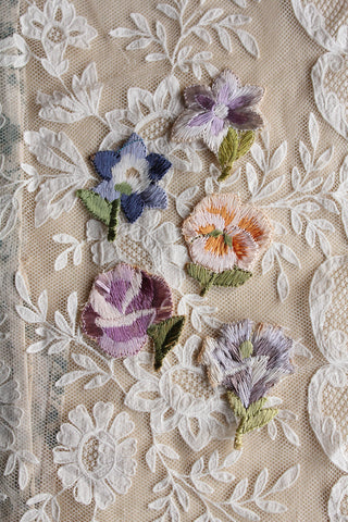 Victorian Embroidered Silk Appliques - Collection 21