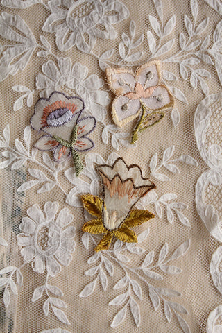 Victorian Embroidered Silk Appliques - Collection 24