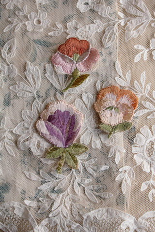Victorian Embroidered Silk Appliques - Collection 4