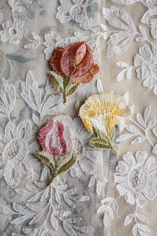 Victorian Embroidered Silk Appliques - Collection 8