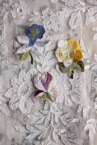 Victorian Embroidered Silk Appliques - Collection 9