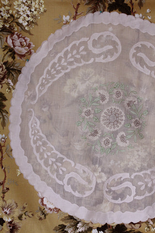 Antique Fine Lace Dress Panel