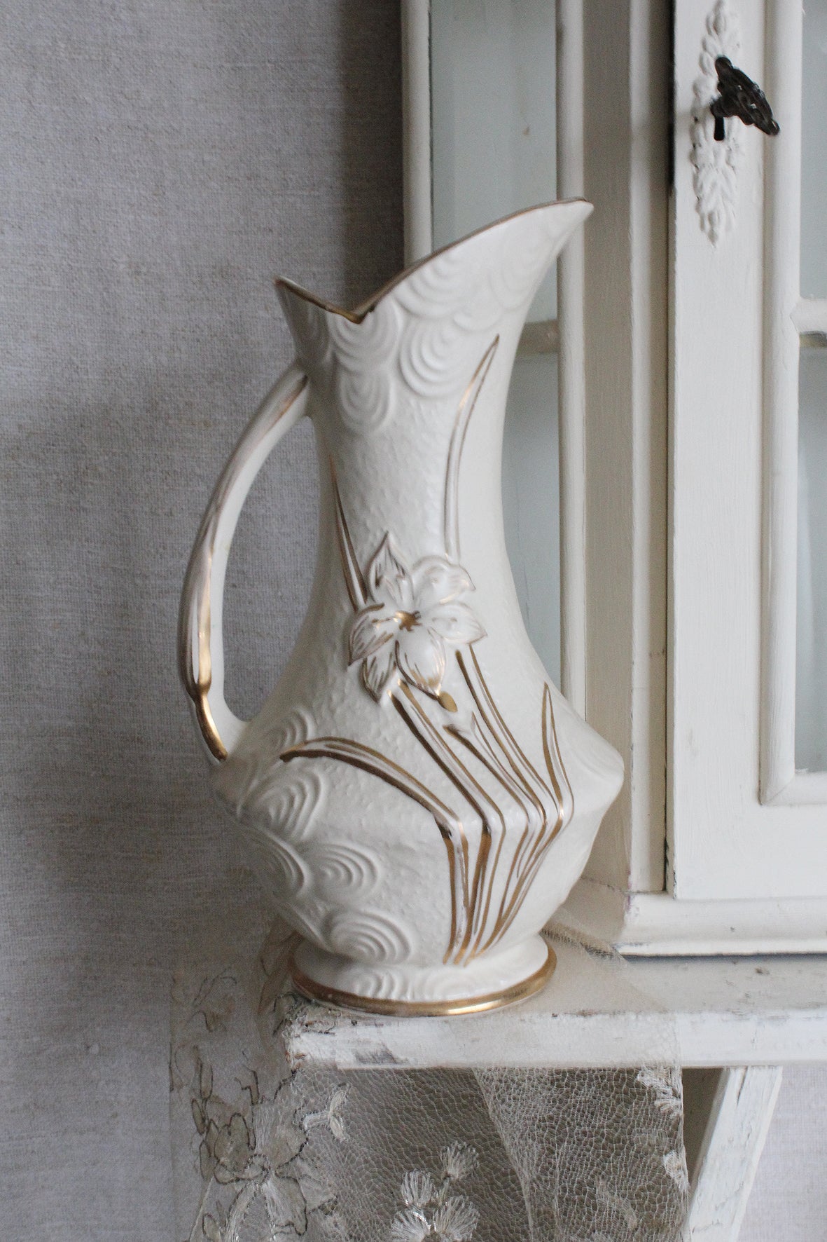 Mid Century Arthur Woods Floral Vase