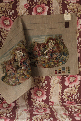 Antique Needlepoint Bag Sampler