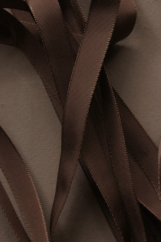 Vintage Milliner's Ribbon - bark