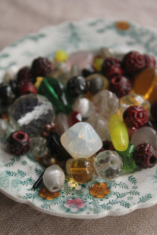 Vintage and Antique Glass & Wooden Beads
