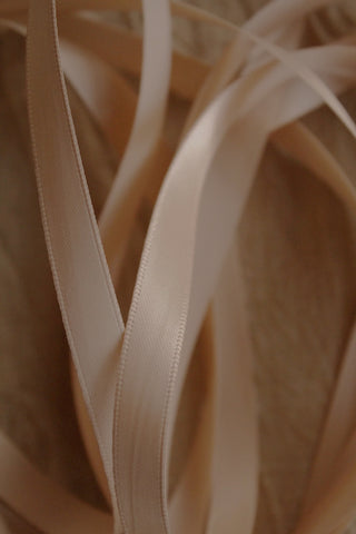 Double Satin Vintage Ribbon - Blonde - 10mm