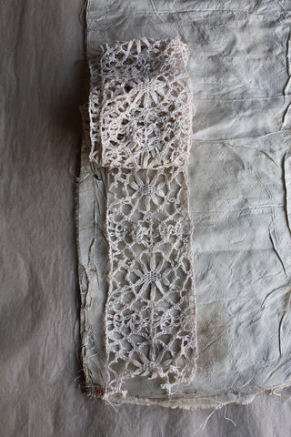 Lovely Old Length of Wide Bobbin Lace