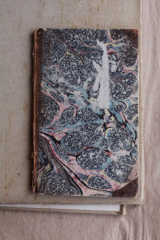 Old Rare Perfectly Imperfect Reclaimed Book Cover - Marble