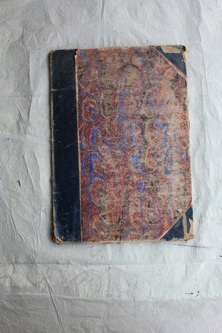 Old Rare Perfectly Imperfect Reclaimed Book Cover - Marble