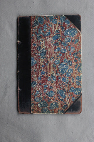 Old Hand Printed Wallpaper Panel - No.3