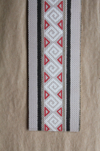 Old Hand Printed Wallpaper Panel - No.3