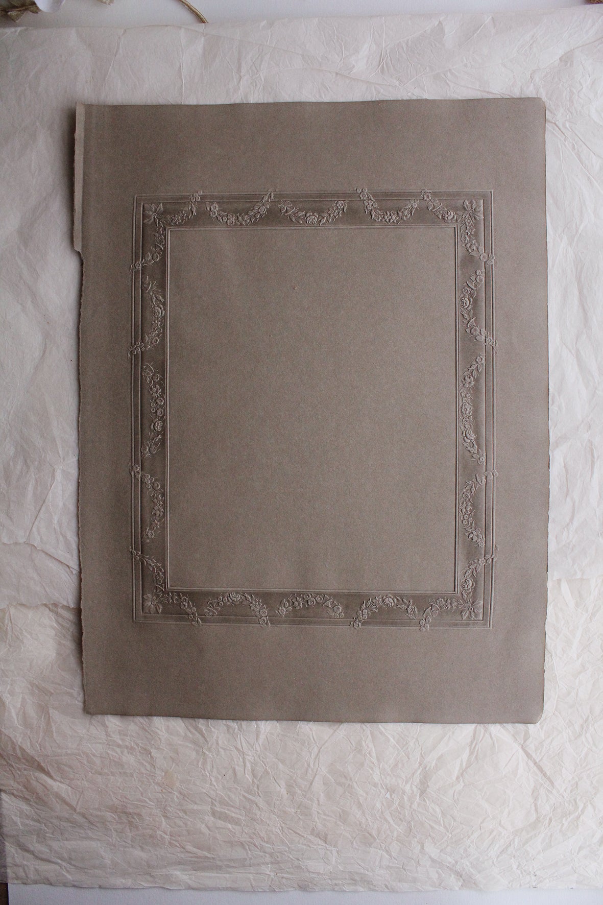 Rare Decorative Embossed Borders - frame two
