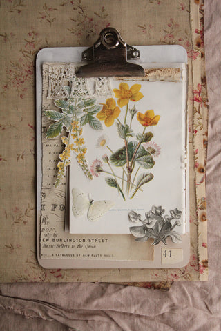 Botanical Diary Boards - DIY - Yellow & Greens