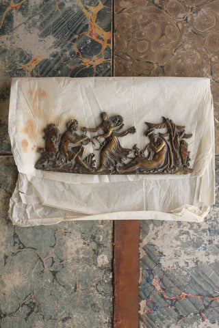 Old Storytelling Brass Plaque