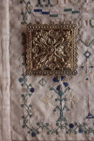 Filligree Brass Square