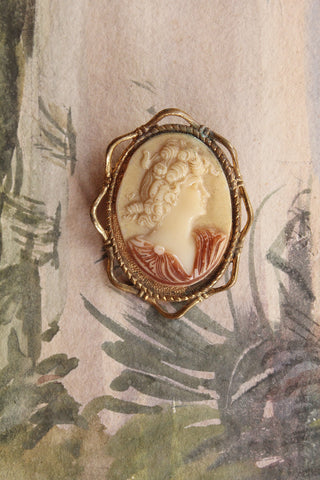 Framed Cameo Brooch