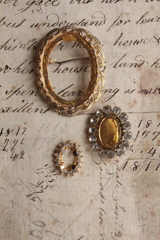 Reclaimed Brooch Frames - Set 1