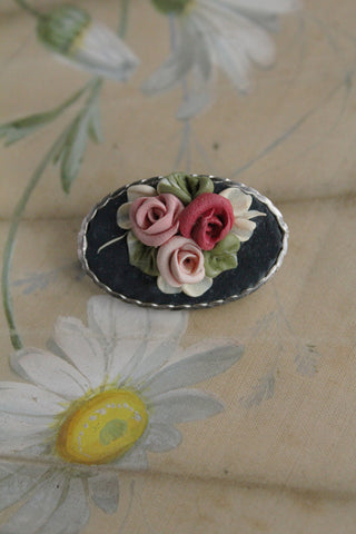 Old Brooch - Rose Corsage