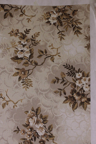 Floral Painting - Beautiful Vintage Hand Painted Textile Design - Corsage