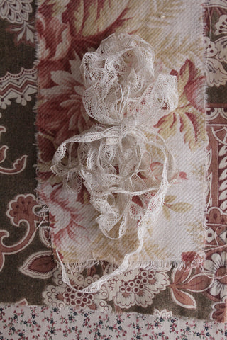 Delicate Wrap of Reclaimed Ballerina Lace Edging