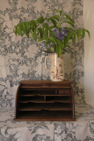French Tambour Desk Tidy/Sewing Tidy