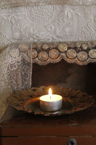 Old Brass Butterfly Circle
