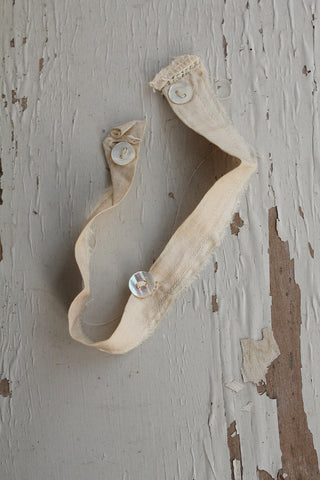 Buttoned Silk Panel