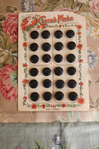 Vintage Carded Buttons - The Cherub Make