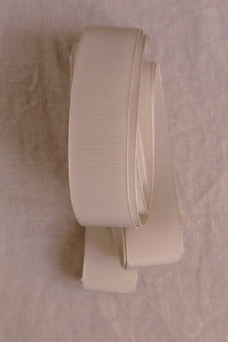 Vintage Milliner's Ribbon -  Cameo Shell